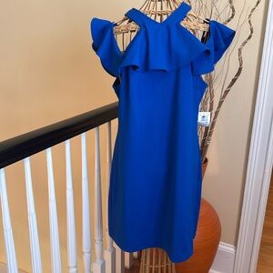 Trina Turk NWT Mini Royal Blue Dress